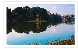 Hoan Kiem Lake in Hanoi